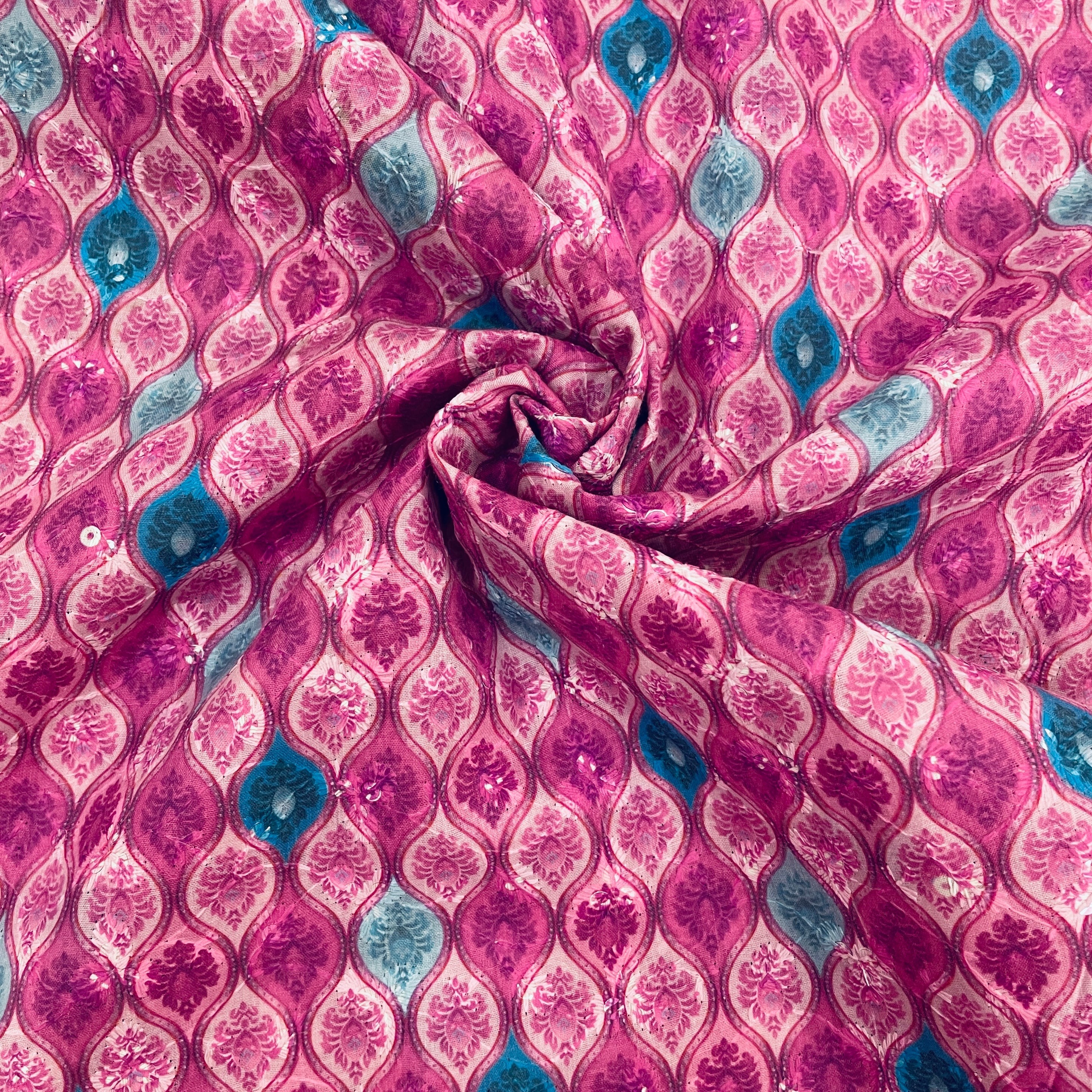 PC Cotton Digital Printed Fabric - 58